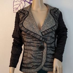 Alberto Makali black white jacket #0417